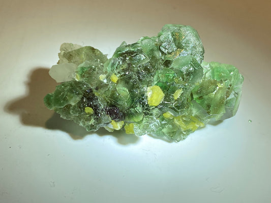 Fluorite con mica e quarzo