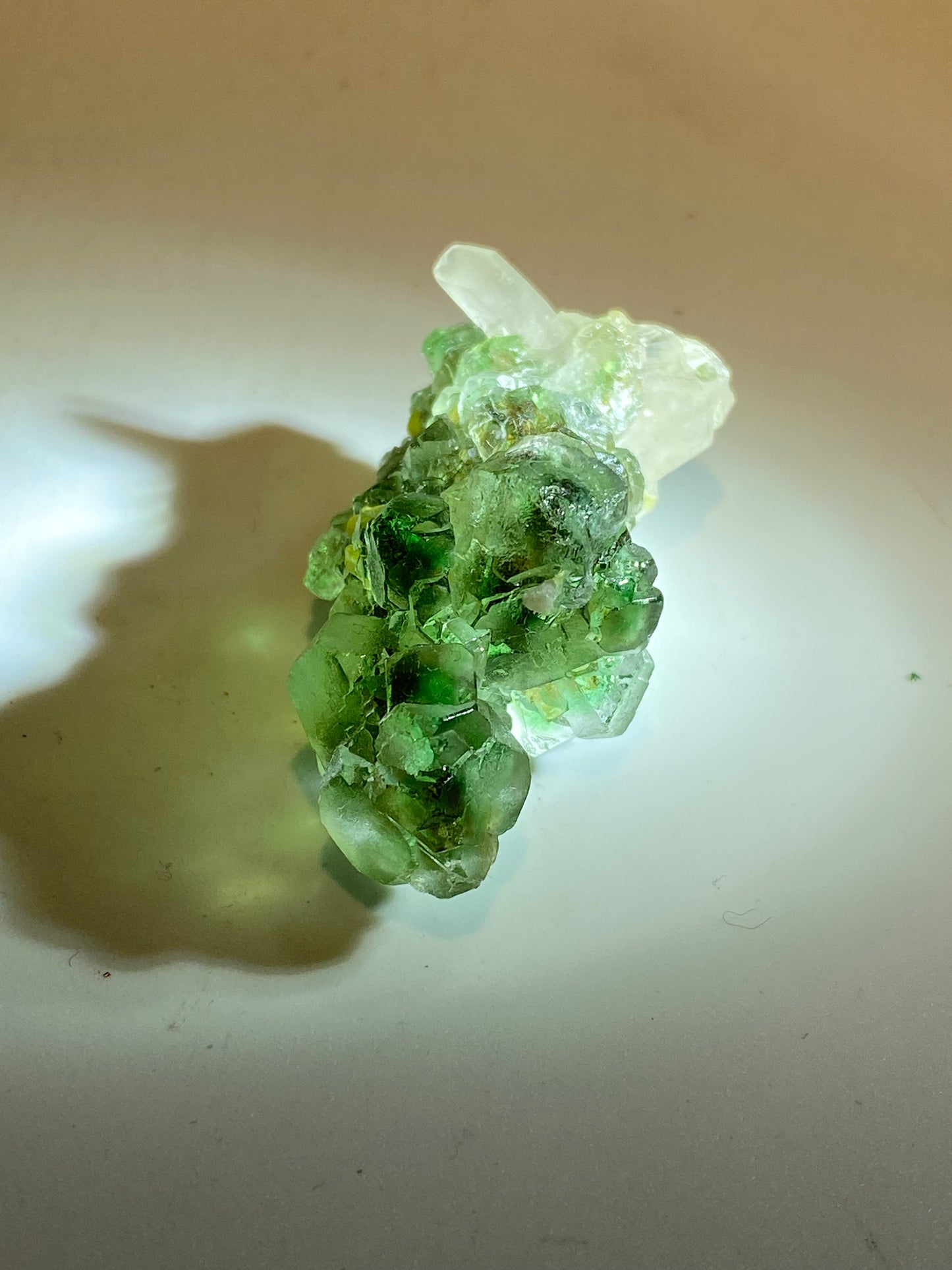 Fluorite con mica e quarzo
