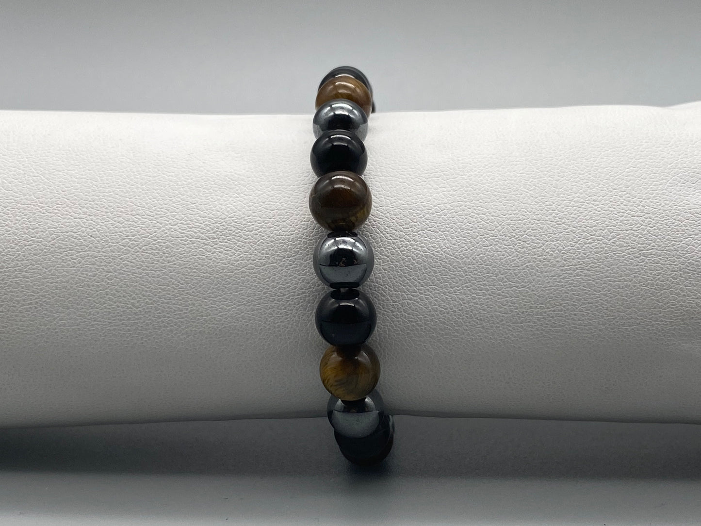 Bracciali a sfera in pietra naturale da 8 mm