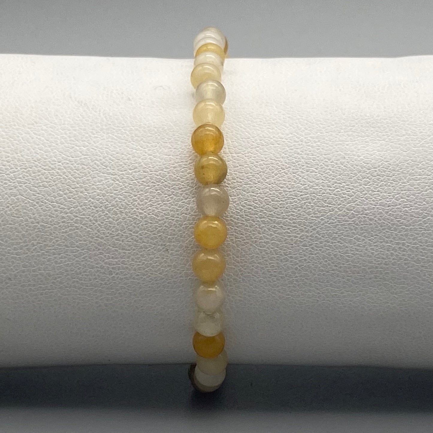 Bracciali a sfera in pietra naturale da 4 mm