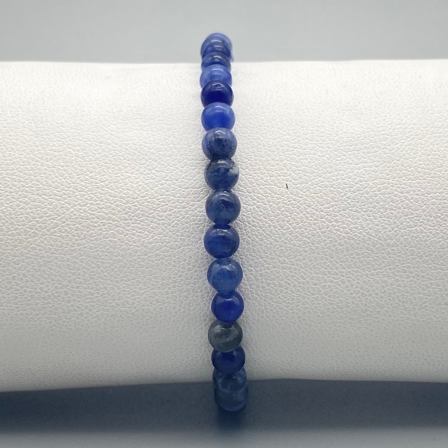 Bracciali a sfera in pietra naturale da 4 mm