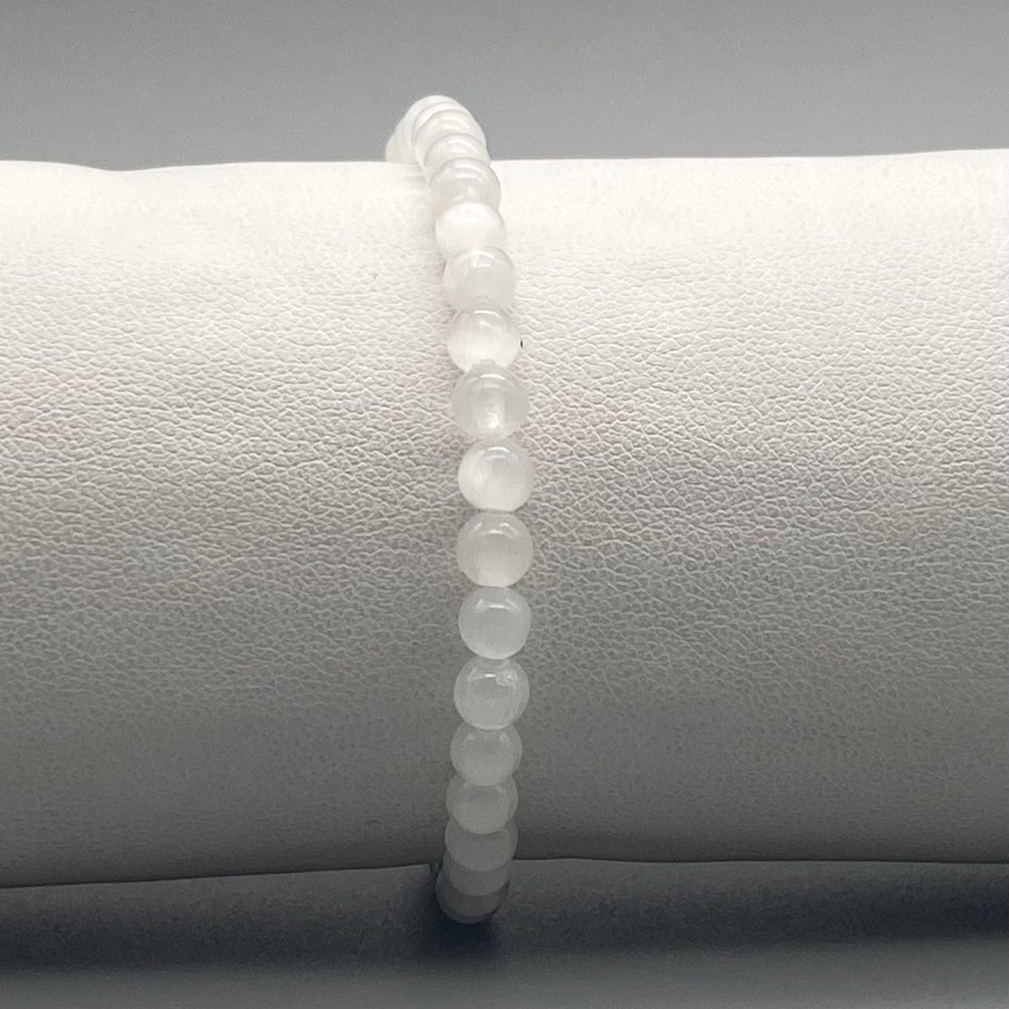 Bracciali a sfera in pietra naturale da 4 mm