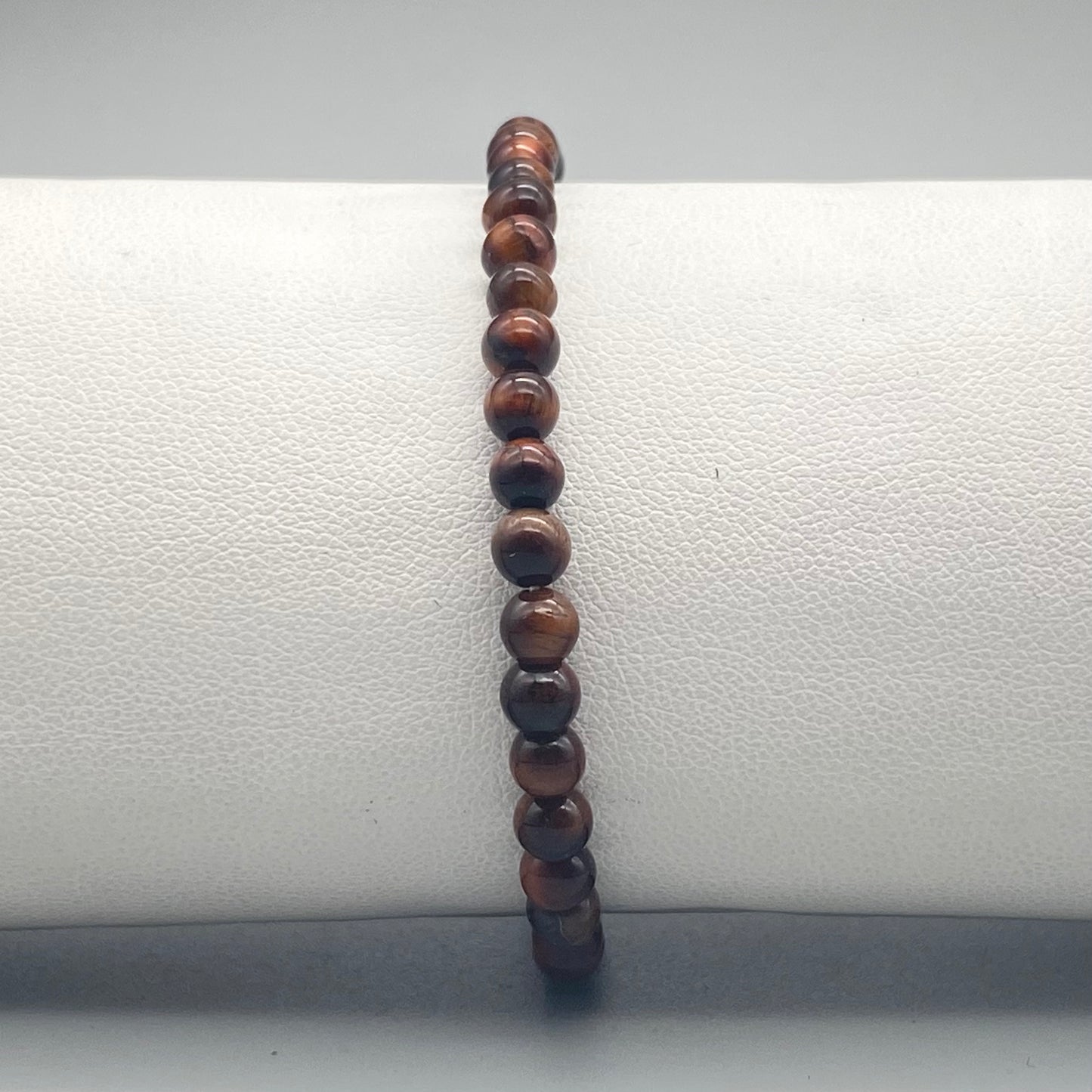 Bracciali a sfera in pietra naturale da 4 mm