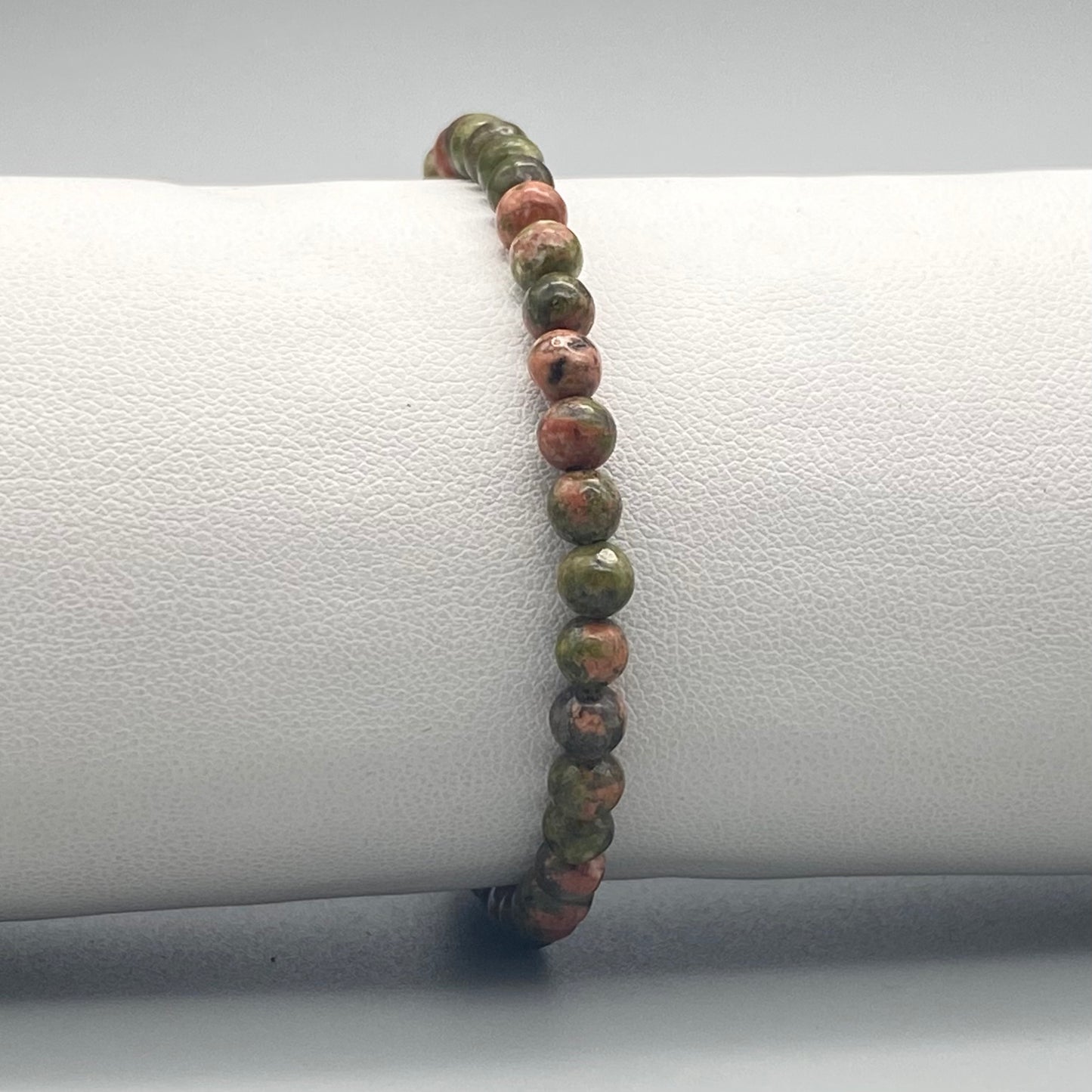 Bracciali a sfera in pietra naturale da 4 mm