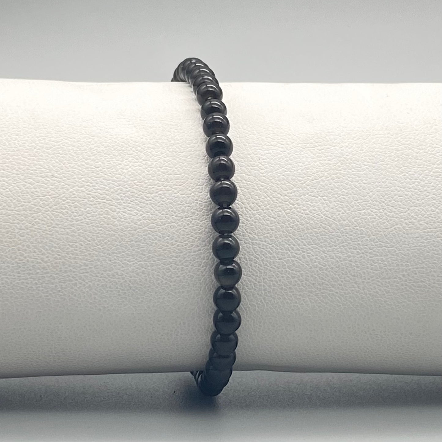 Bracciali a sfera in pietra naturale da 4 mm
