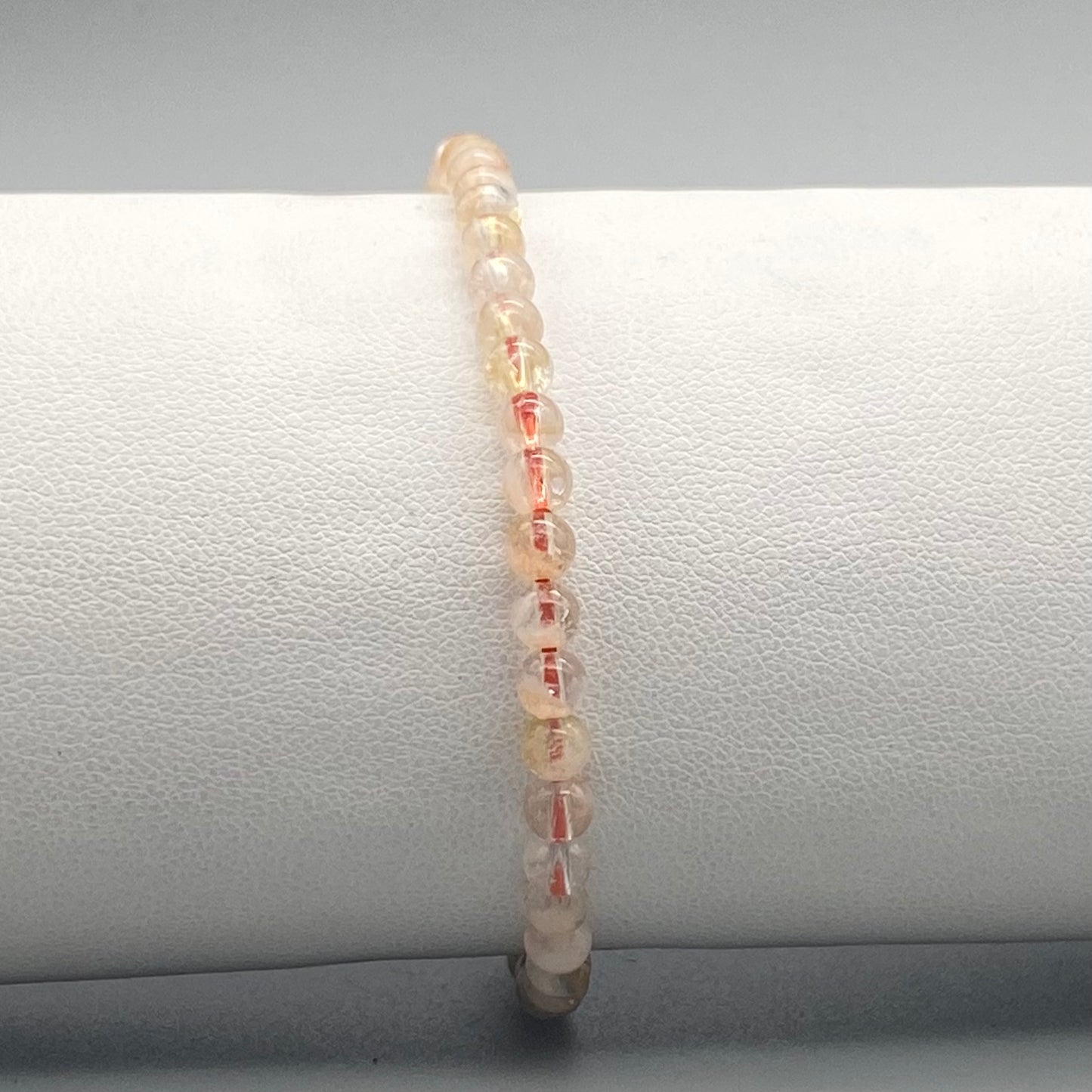 Bracciali a sfera in pietra naturale da 4 mm