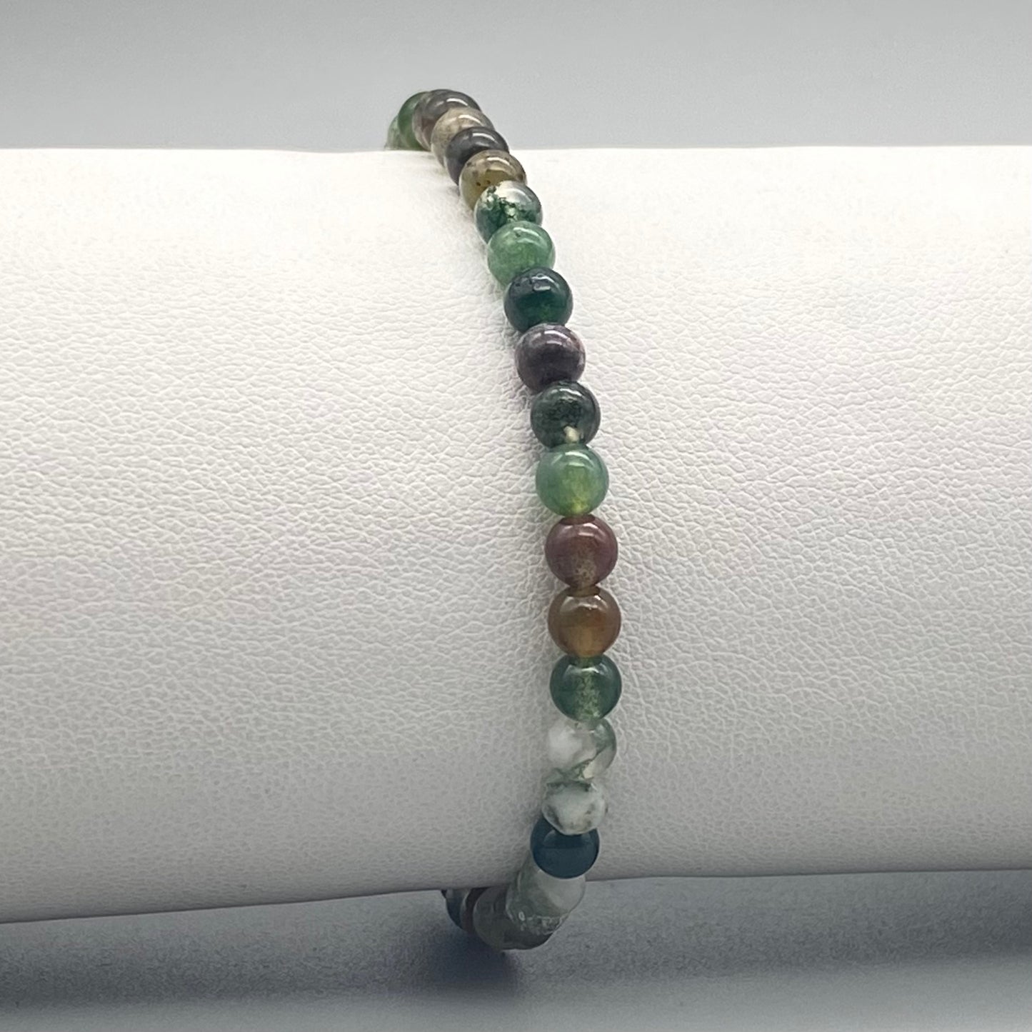 Bracciali a sfera in pietra naturale da 4 mm