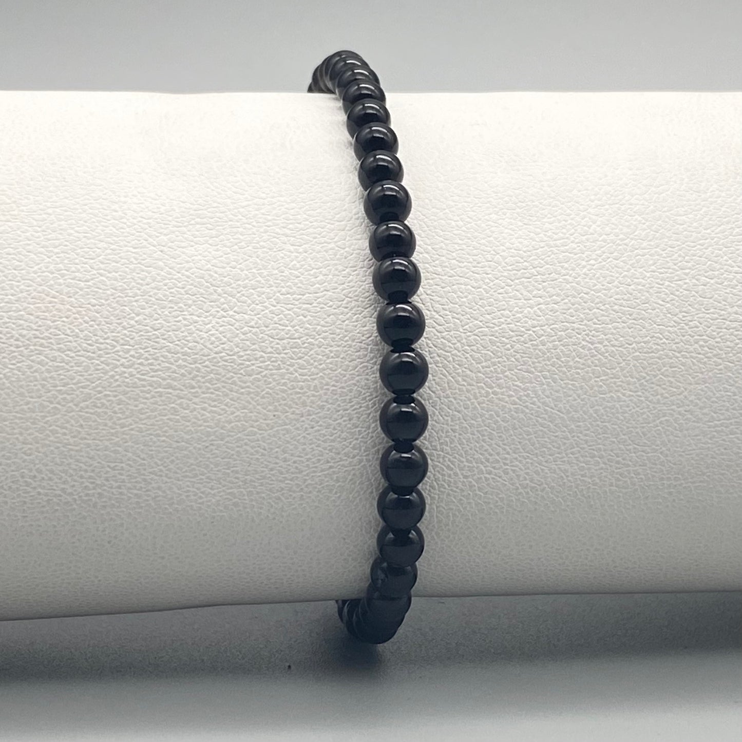 Bracciali a sfera in pietra naturale da 4 mm