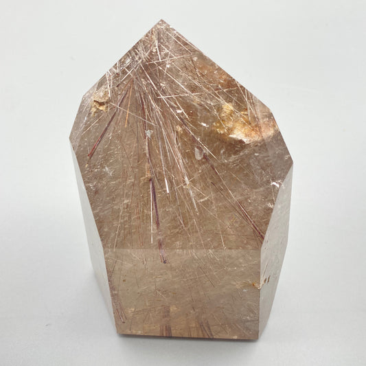 Quarzo fumè con rutilo