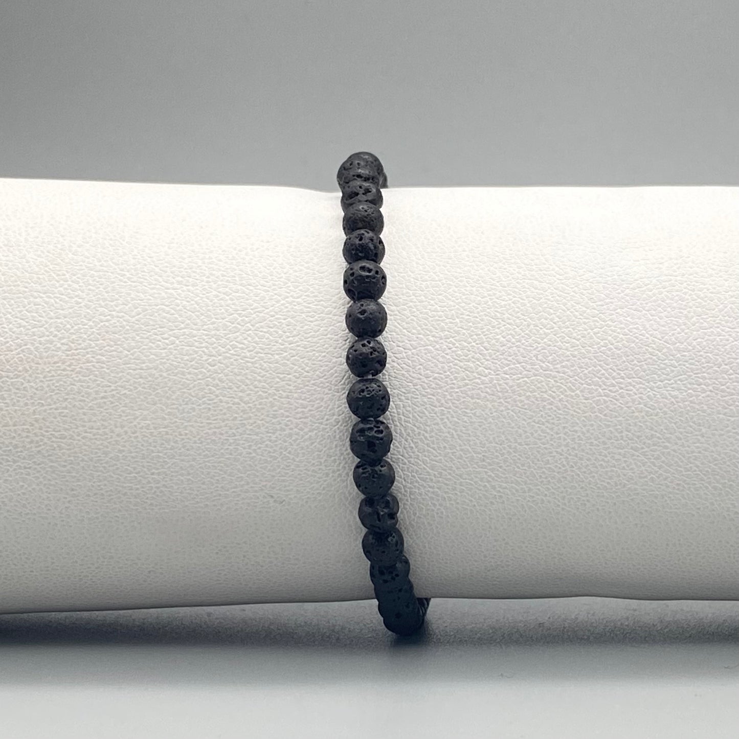Bracciali a sfera in pietra naturale da 4 mm