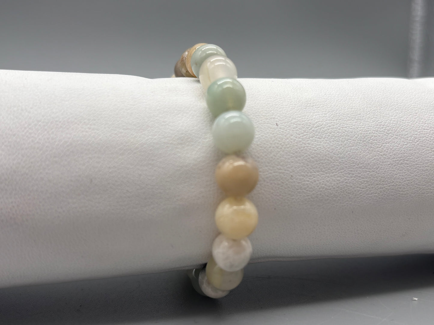 Bracciali a sfera in pietra naturale da 8 mm