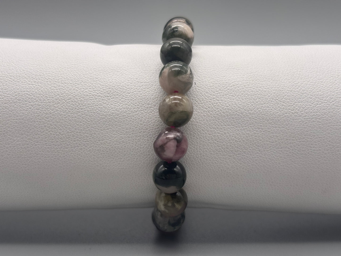 Bracciali a sfera in pietra naturale da 8 mm