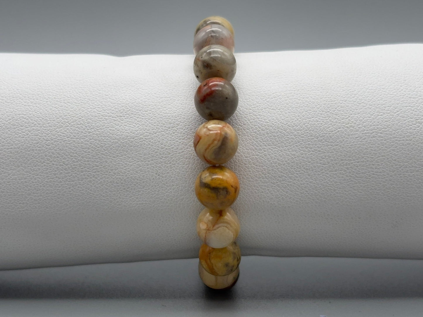 Bracciali a sfera in pietra naturale da 8 mm - My Store